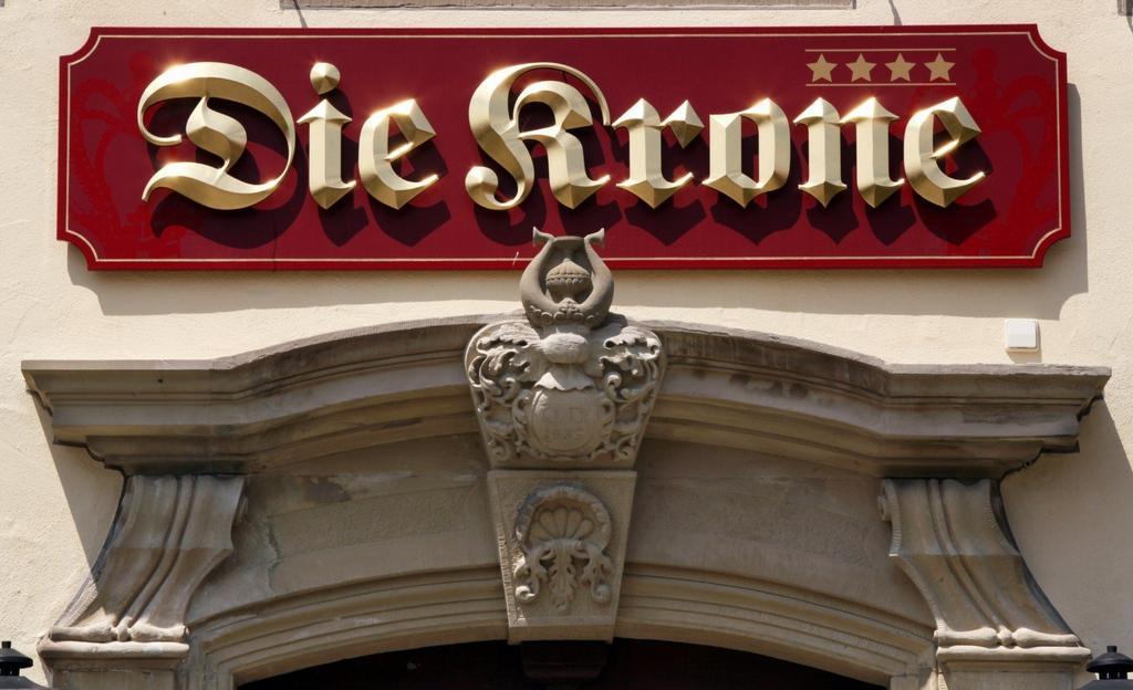 שווביש האל Gasthof Die Krone מראה חיצוני תמונה